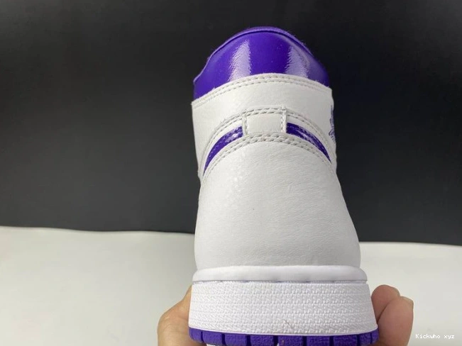 RETRO JORDAN 1 AIR HIGH CD0461-151 PURPLE COURT 0823